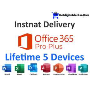 Office 365 Professional Plus Lifetime – 5 Devices Windows/Mac/Mobile and All Devices